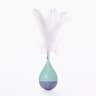 Feather Tumbler Interactive Cat Toy For Indoor Cats With Replaceable Teaser Wand 6