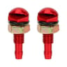 Premium Aluminum Windshield Washer Nozzle Set 2PCS Car Washer Sprayer Replacement 6
