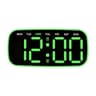 LumiView Large Display LED Digital Wall  Desk Clock With Date Temperature  Adjustable Brightness 0