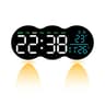 SmartGlow LED Digital Wall Clock With Remote Control Alarm  Temperature Display 3