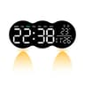 SmartGlow LED Digital Wall Clock With Remote Control Alarm  Temperature Display 1