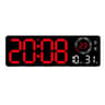 Night Glow LED Digital Wall Clock With Large Display Temperature  Smart Auto Brightness 11