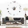 3D Bird  Leaf Wall Clock Sticker Modern Decorative Wall Art For Living Room 4