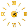 Modern 3D Mirror Roman Numeral DIY Wall Clock For Stylish Home Decor 3