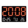 Large Display LED Digital Clock With Temperature Calendar  Adjustable Brightness 12
