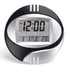 3885N Large LCD Digital Wall  Desk Clock With Temperature Display And Silent Alarm 6
