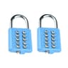 2 PCS Button Password Lock Keyless Cabinet Door And Tool Box Combination Padlock Set 6