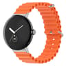 Google Pixel Watch 4 3 2 1 Silicone Watch Band Ocean Soft Adjustable Replacement Strap 41mm 9
