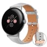 Google Pixel Watch 4 3 2 1 41mm Vegan Leather Watch Band Rose Gold Buckle Replacement Strap 8