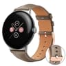 Google Pixel Watch 4 3 2 1 41mm Vegan Leather Watch Band Rose Gold Buckle Replacement Strap 11