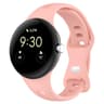 Google Pixel Watch 4 3 2 1 Silicone Watch Band With Butterfly Buckle Soft Replacement Strap 41mm 13
