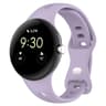 Google Pixel Watch 4 3 2 1 Silicone Watch Band With Butterfly Buckle Soft Replacement Strap 41mm 18