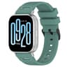 Xiaomi Watch 22mm Silicone Watch Band Vertical Pattern Quick Release Replacement Strap With Black B 6