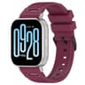 Xiaomi Watch 22mm Silicone Watch Band Vertical Pattern Quick Release Replacement Strap With Black B 3