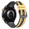 Silicone Watch Band Two Color Woven Texture Quick Release Replacement Strap 0