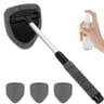 6 Piece Car Windshield Cleaning Tool Kit With Telescopic Handle Rotating Head And Spray Bottle 1