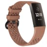 Sport Silicone Watch Band For Fitbit Charge 3 Breathable Adjustable Replacement Strap 8