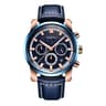 Ochstin 5111B Business Quartz Watch Waterproof Leather Strap Watch With Luminous Multifunction Dial 9