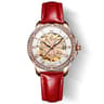OLEVS 6681 Womens Skeleton Watch Waterproof Quartz Leather Watch With Hollow Dial 7