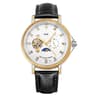 YAZOLE 379 Mechanical Watch With Leather Band Large Dial Tourbillon Style Mens Wristwatch 8