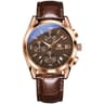 OLEVS 2872 Mens Chronograph Watch Waterproof Quartz Watch With Genuine Leather Strap 4