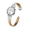 Genuine Leather Watch Band Flat Head D Shape Replacement Watch Strap With Stainless Steel Buckle 8