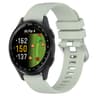 Garmin Approach S50 Silicone Watch Band 20mm Soft Waterproof Replacement Strap With Silver Buckle 5