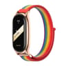 Breathable Nylon Loop Watch Band With Metal Case For Xiaomi Mi Band 8  9 10