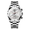 OCHSTIN 6123B Mens Quartz Watch Stainless Steel Waterproof Luminous Watch 4
