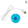 USB Round Household Air Purifier Mini Donut Negative Ion Humidifier For Home Office Desktop Steam D 8
