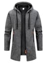 Zipper Hooded Oversize Winter Warm Jacket New Streetwear Mens Long Sleeve Sweatshirts For Men 4