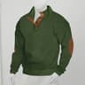 CrossBorder HotSelling Casual Jacquard Knitted Pullover Sweater For Men Autumn And Winter StandUp C 4