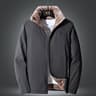 Men Fashion Casual Coat Men Winter Windproof Jacket Thick Fleece Outdoor Classic Jacket Men 4