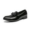 Men Casual Dress Shoes Luxury Design Suede Loafers Black Blue Red Monk Strap Shoes For Nightclub 7