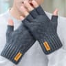 Warm Plush Fingerless Knitted Gloves For Winter Autumn Outdoor Sport Touchscreen Gloves For Men  Wo 5