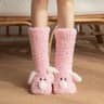 Cartoon Adult Sleep Socks Winter Socks New Dog Snow Socks Carpet Slippers Socks Leg Covers Christma 7