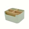 Pen Jewelry  Makeup Storage Box 5Slot Bamboo Desk Organizer Home  Office Multipurpose Organizer 4