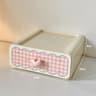 Pink Desktop Rack Sweetheart Girl Drawer Storage Box Makeup Brush Holder Storage For Office Sundrie 4
