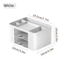 MultiFunctional Pen Organizer With 2 Drawers Storage Box For Desk Pencil Holder For Office Supplies 6