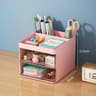Desk Organizer With Drawer Office Storage Box Makeup And Business Card Organizer Stationery  Mobile 4