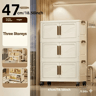 Spacious Foldable Storage Box With Clear Door Ideal For Books And Clothes EasytoAssemble And Durabl 4