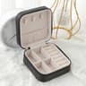 Leather Jewelry Box Single Layer Storage Box Ladies Travel Fashion Pink Classic Black Pure White Or 6
