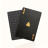 Cool Black Gold Waterproof Playing Cards Holiday Game Gift For Christmas Halloween Thanks Giving 7
