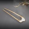 Fashion Luxury Silver Gold Enamel Shell Hairpin For Women U Shape Metal Hair Stick Elegant Hairwear 9