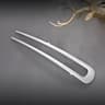 Fashion Luxury Silver Gold Enamel Shell Hairpin For Women U Shape Metal Hair Stick Elegant Hairwear 12