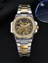 Automatic Man Watch Luxury Stainless Steel Mechanical Skeleton Waterproof Diamond Watch 7