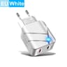 Fast Charging Lighted USB Universal QC30 Dual USB Port Adapter For Samsung IPhone Xiaomi Phones 5