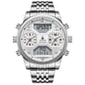 Waterproof Sports Watches Stainless Steel Bracelet Quartz Chronograph Fashion Luxury Watches For Me 4