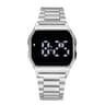 Men Women LED Digital Wristwatches Luxury Gold Silver Sports Military Watches Retro Steel Band Wris
