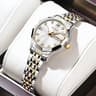 Elegant Original Luxury Ladies Quartz Wristwatch Fashion Golden Watch For Women Waterproof Stainles 6